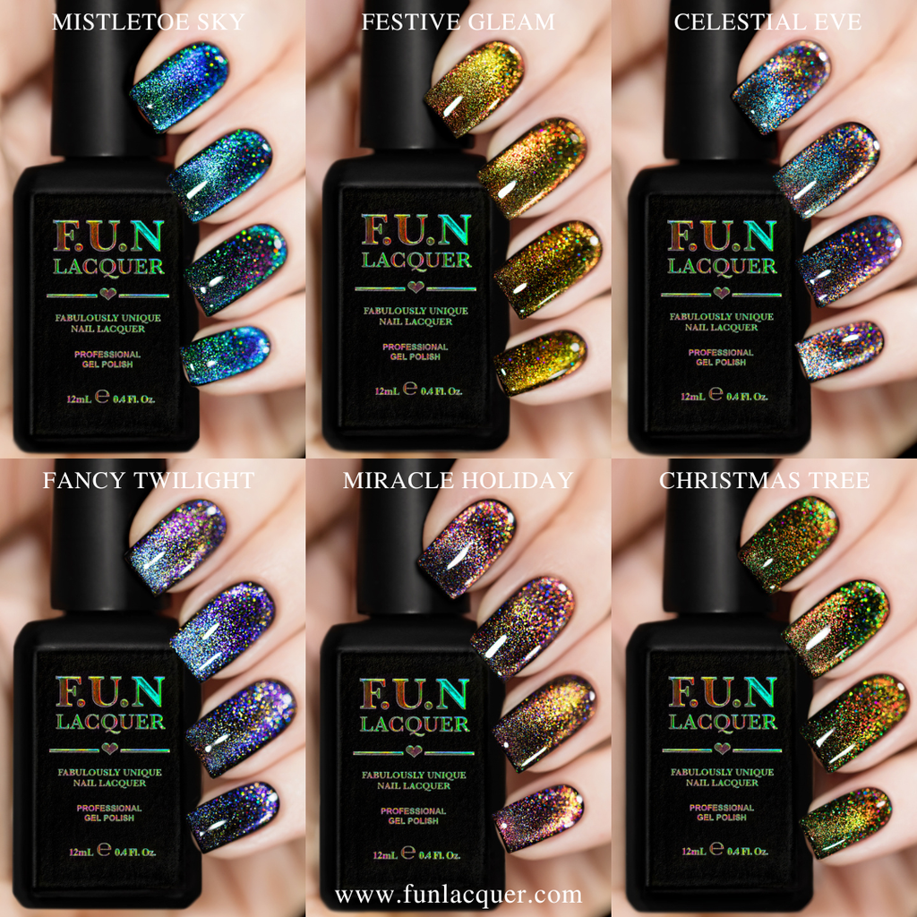 Christmas 2025 Multichrome Magnetic Holographic Gel Set – F.U.N Christmas 2025 Multichrome Magnetic Holographic Gel Set – F.U.N