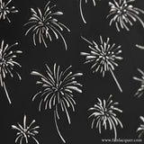 Fireworks (Silver) - 3D Nail Art Sticker