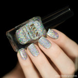 24 Karat Diamond (H) Silver Holographic Nail Polish