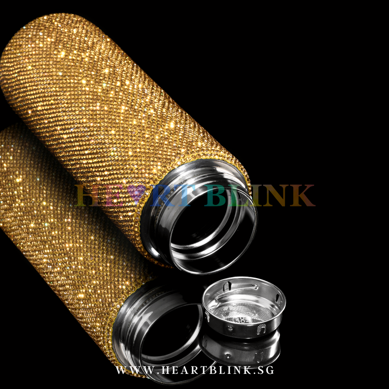 Gold Digital Smart Touch Thermos Flask