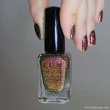 Poinsettia Holographic Multichrome Nail Polish 2
