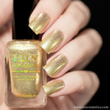 Heart Of Gold 003 Color Shifting Shimmer Nail Polish
