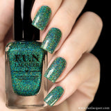 Secret (H) Green Holographic Glitter Nail Polish