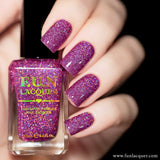 Karma Purple Pink Holographic Glitter Nail Polish