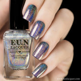 Diamond Linear Holographic Top Coat