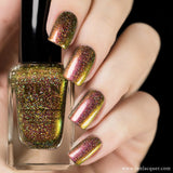 Poinsettia Holographic Multichrome Nail Polish