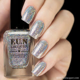 24 Karat Diamond (H) Silver Holographic Glitter Nail Polish