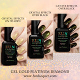 Gold Platinum Diamond Magnetic Gel Polish