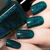 Profound Teal Green Holo Nail Polish