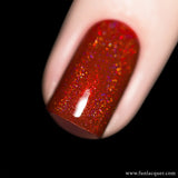 Splendor Red Holo Nail Polish