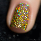 Million Dollar Dream 100% real gold holographic nail polish