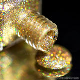 Million Dollar Dream 100% real gold holo nail polish