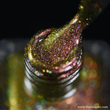 Poinsettia Holographic Multi-chrome Nail Polish 3