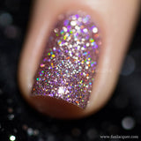 Prima Donna Pink Holographic Nail Polish