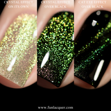 Green Rose Platinum Diamond Magnetic Nail Polish