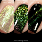 Green Rose Platinum Diamond Magnetic Gel Polish