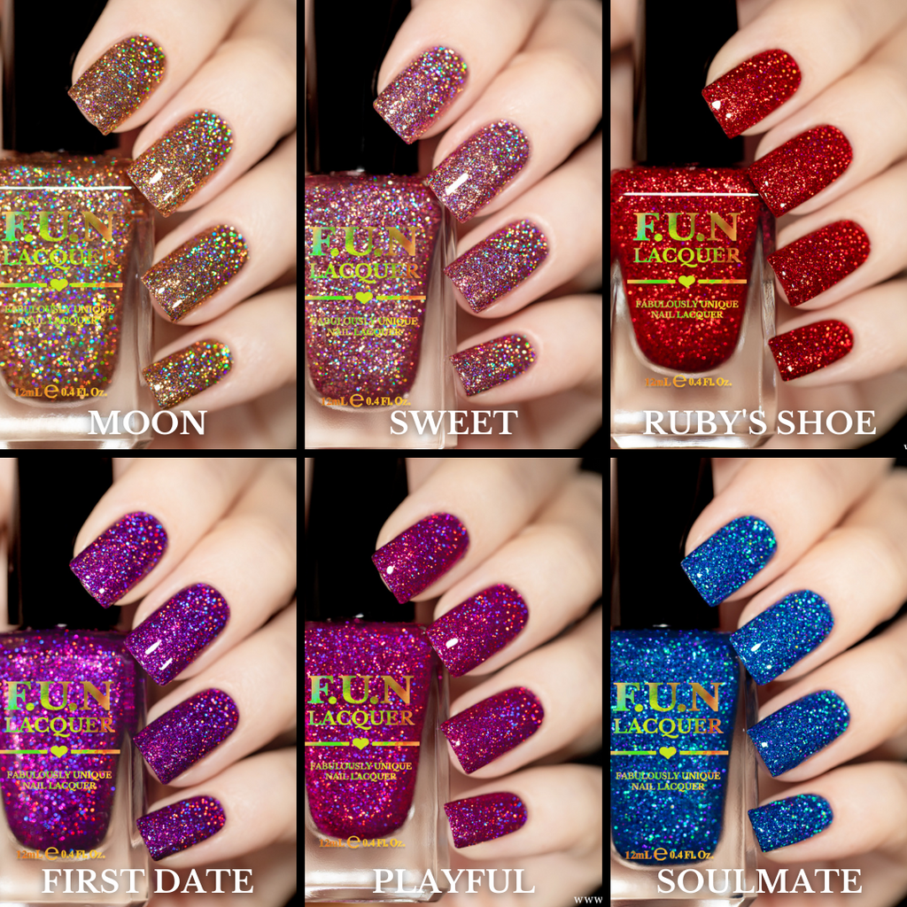 The Art of Sparkle (H) Holographic Glitter Nail Polish – F.U.N LACQUER