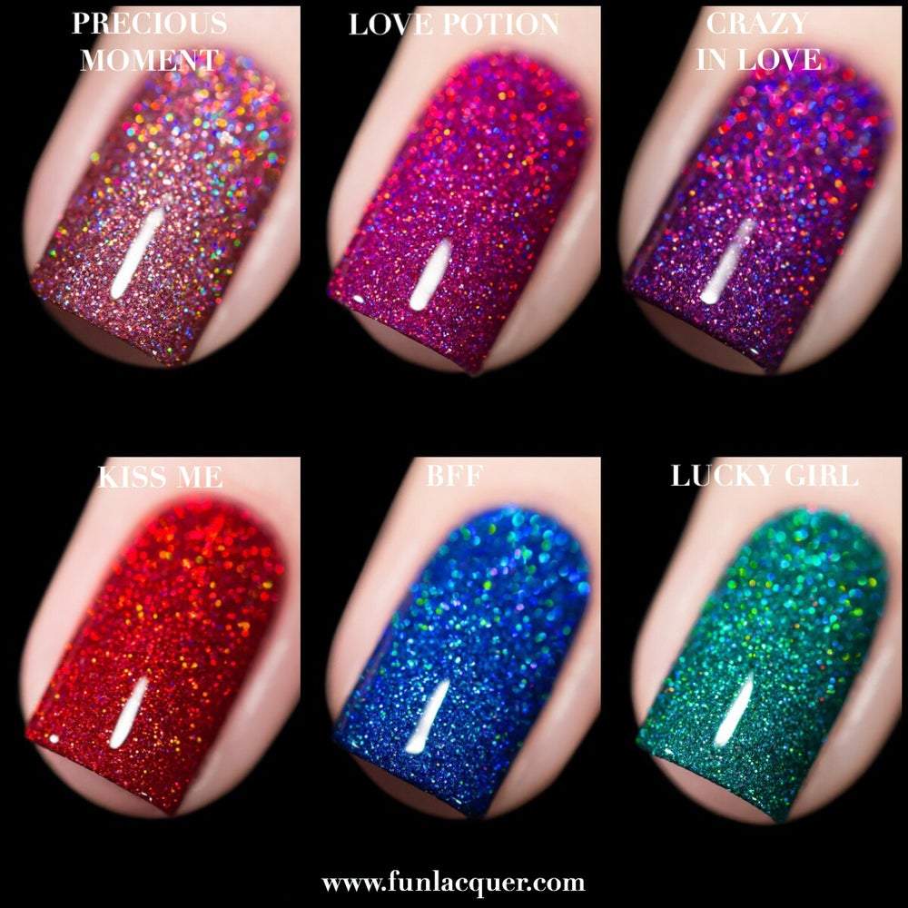 Playful Holographic Gel Glitter Nail Polish – F.U.N LACQUER