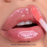 Dating 005 Color Shifting High Shine Rose Plumping Lip Gloss
