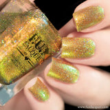 Beetle (H) Gold Color Shifting Holographic Nail Polish