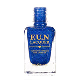 BFF Sapphire Blue Holographic Glitter Nail Polish
