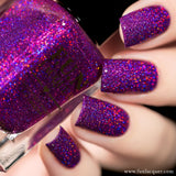 Crazy In Love Purple Holo Glitter Nail Polish