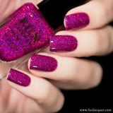 Love Potion Fuchsia Holo Glitter Nail Polish