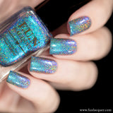 Magician Sky Blue Color Shifting Holographic Nail Polish