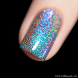 Magician Ocean Blue Color Shifting Holographic Nail Polish