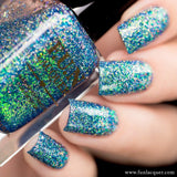 Northern Lights (H) Blue Color Shifting Holo Nail Polish