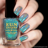 Peacock Color Shifting Holographic Nail Polish