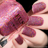 Precious Moment Pink Holo Glitter Nail Polish
