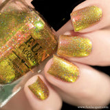 Sunset (H) Orange Color Shifting Holographic Nail Polish