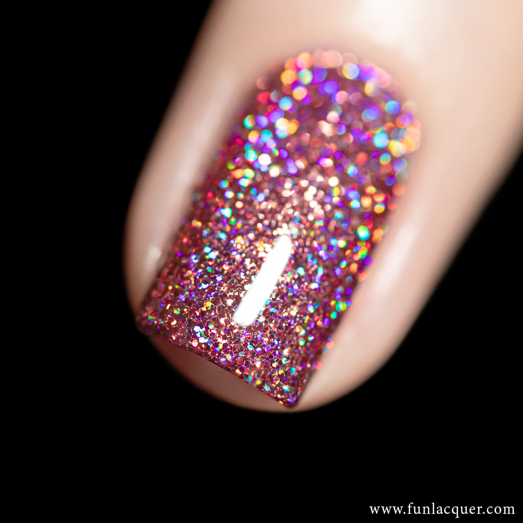 First Date Holographic Gel Glitter Nail Polish – F.U.N LACQUER
