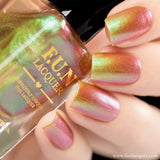 Uniphant Green Color Shifting Iridescent Nail Polish