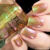 Uniphant (H) Green Color Shifting Holographic Nail Polish