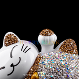Gold Solar Energy Beckoning Fortune Cat