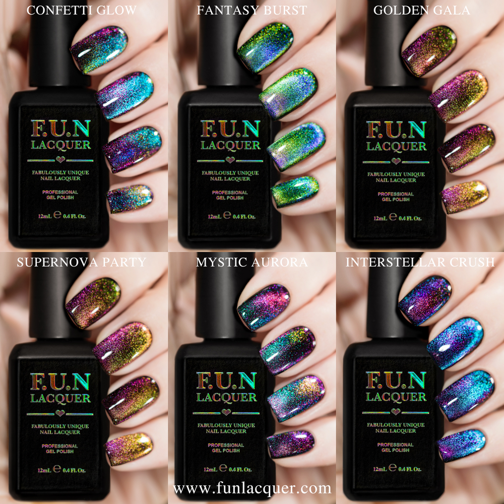 12th Anniversary Duo-Multichrome Magnetic Gel Set – F.U.N LACQUER