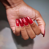 #07 Scarlet Stardust Gel Polish