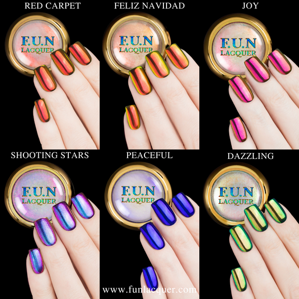 🎄Christmas 2023 Collection Color Shifting Powder for Chrome