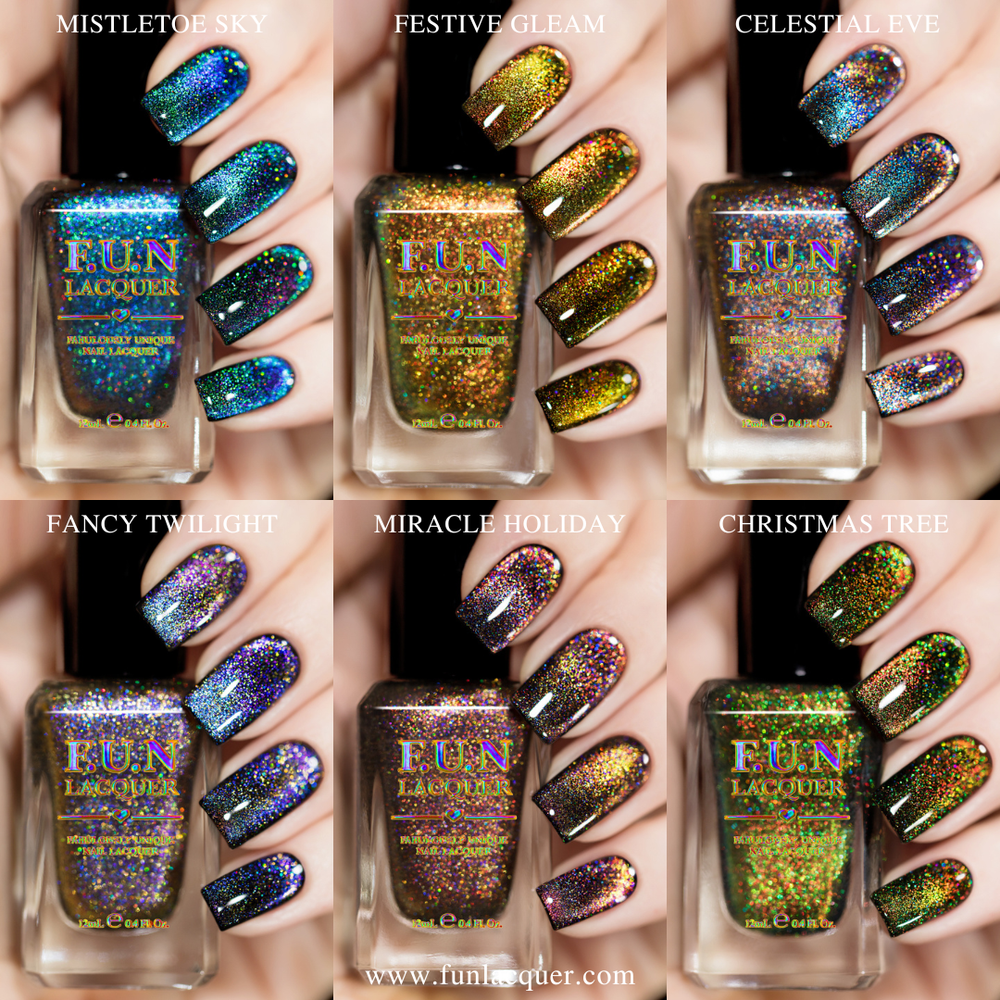 EVER NAIL　lumiere　クリスマス Christmas 2025 Multichrome Magnetic Holographic Regular Set
