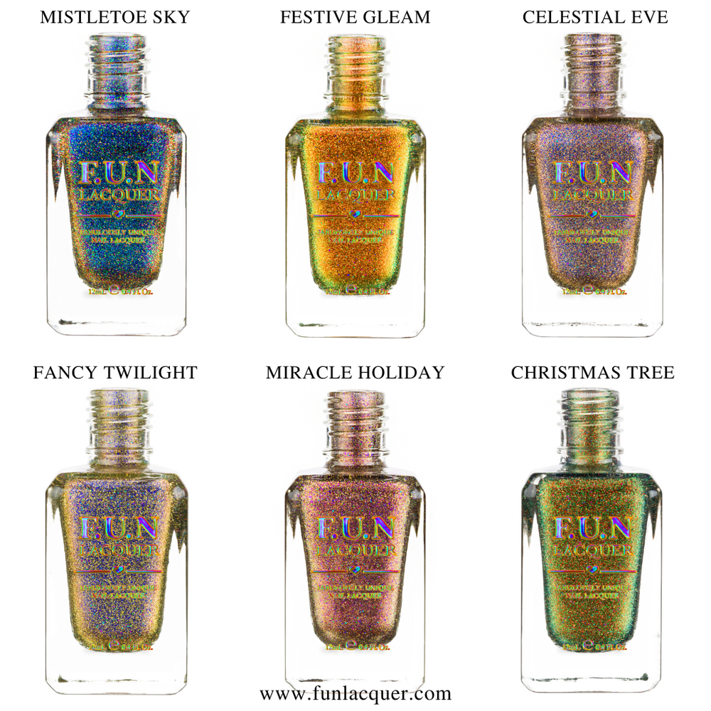 Christmas 2025 Multichrome Magnetic Holographic Regular Set