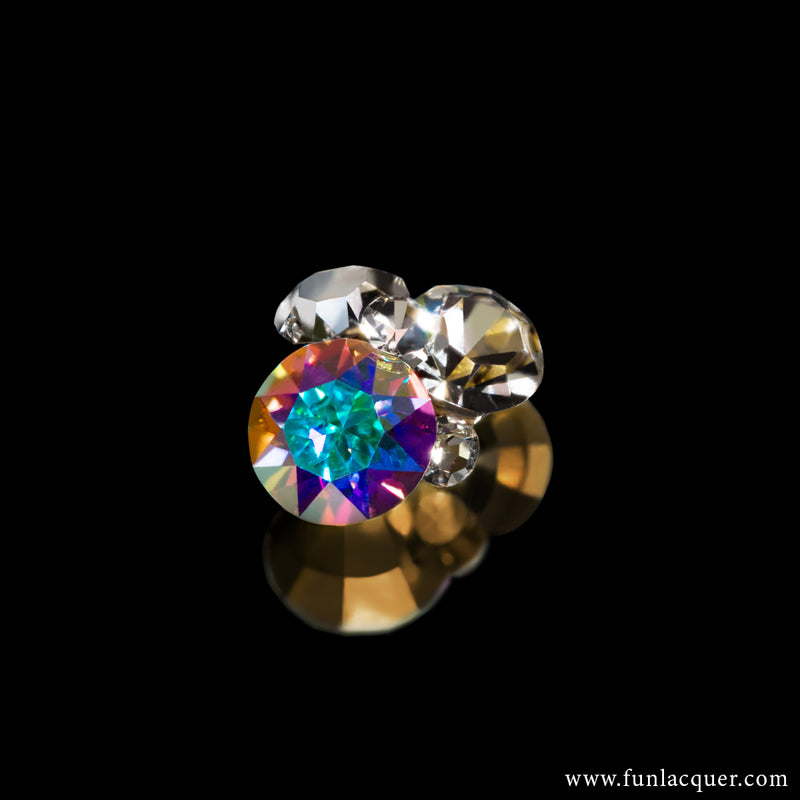 Iridescent Diamond Nail Stud