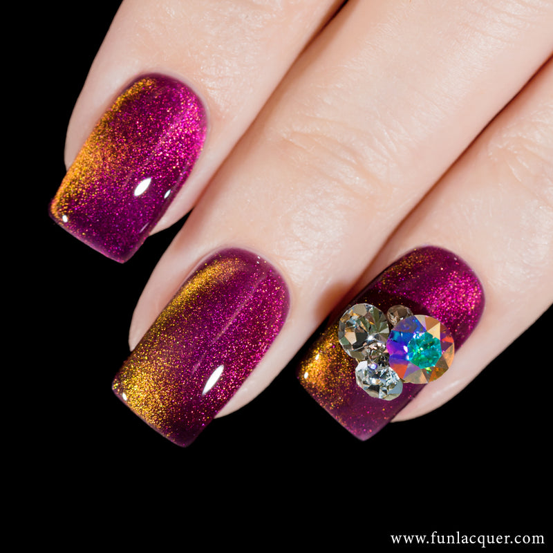 Iridescent Diamond Nail Stud