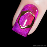 Irregular (Gold) - 3D Nail Art Sticker