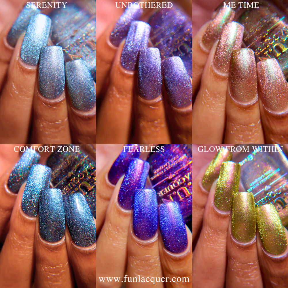 Self-Love Collection - Color Shifting Magnetic Polish – F.U.N LACQUER