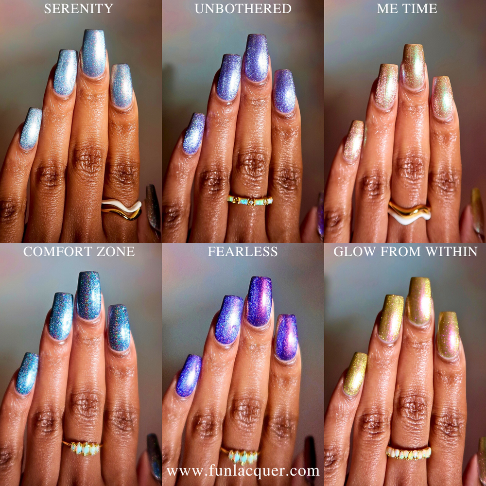 Self-Love Collection - Color Shifting Magnetic Polish – F.U.N LACQUER