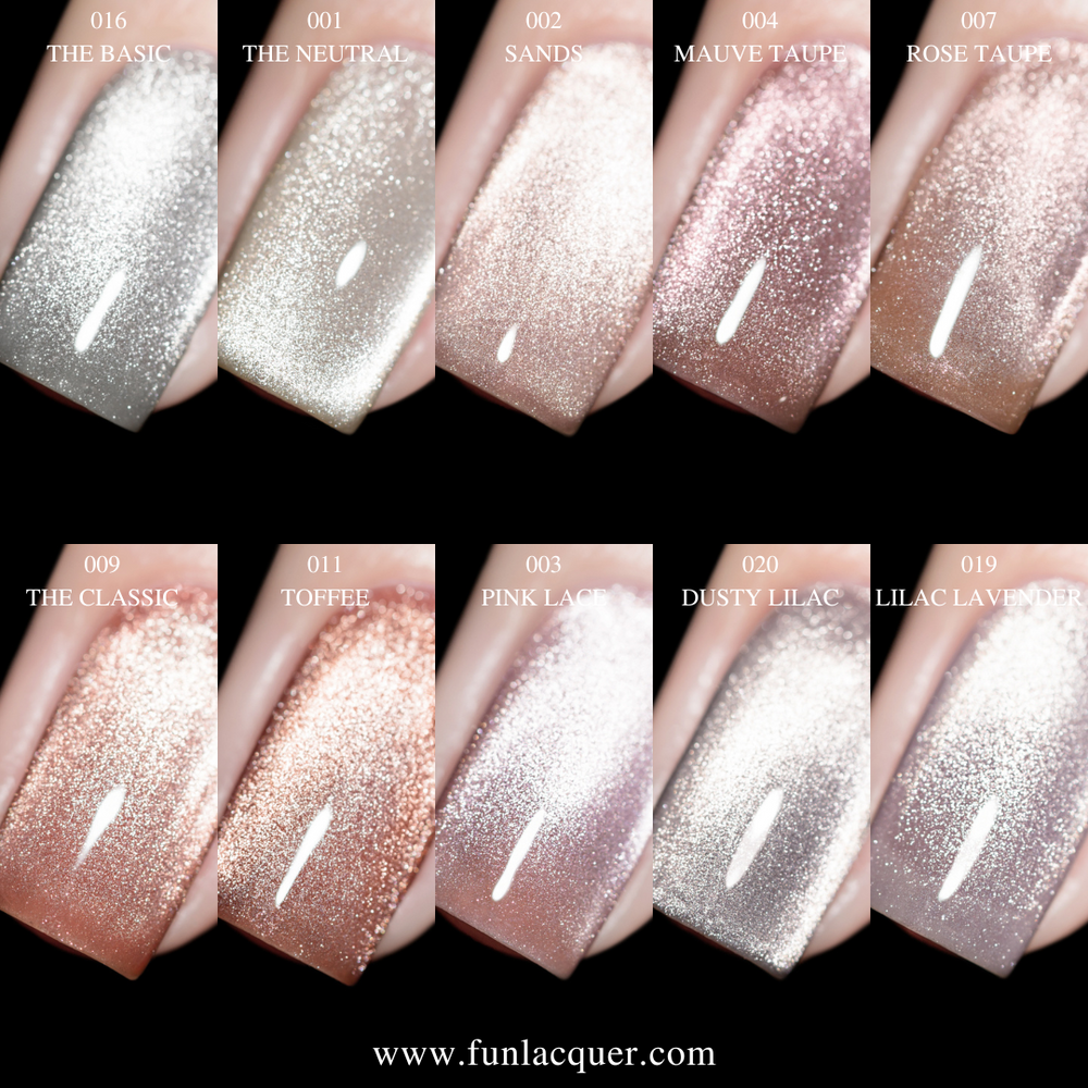 The Classic Neutral Collection Magnetic Gel Polish | F.U.N Lacquer