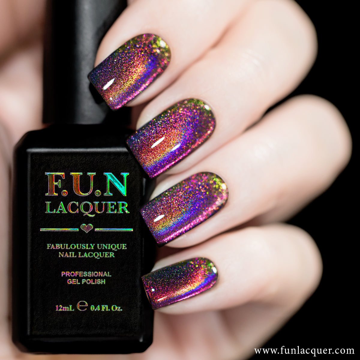 Pink Diamond Holonetic – Multichrome Holographic Magnetic Nail 