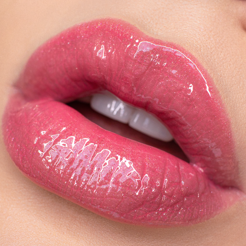 Pink online lip gloss